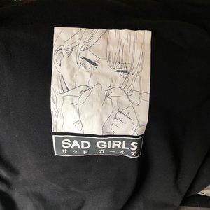 Anime bae “sad girls” hoodie